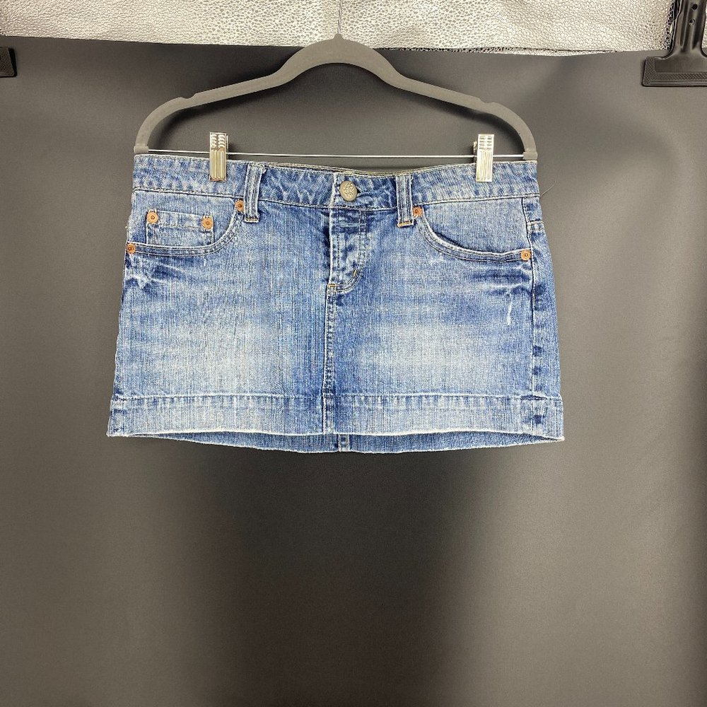 American Eagle Outfitters Blue Denim Mini Skirt